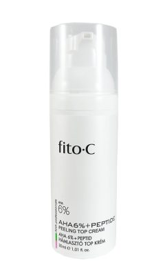 Fito.C AHA 6% + peptid hámlasztó top krém, 30 ml