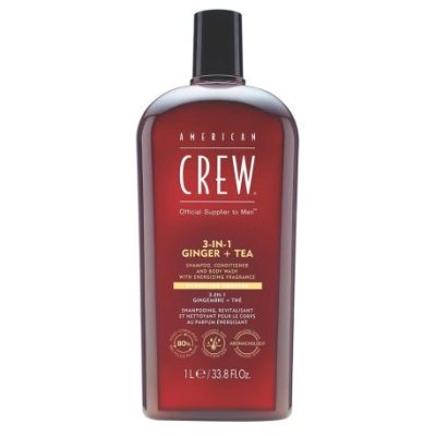 American Crew 3in1 Energizing sampon, kondicionáló, tusfürdő, 1 l