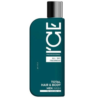 Ice Professional Men tusfürdő és sampon, 250 ml