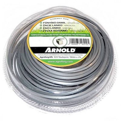 Arnold® fűkasza damil ∅ 2.7 mm négyszög profil ⇔ 15 méter - ALU - FIN027/A/B - eredeti minőségi alkatrész*