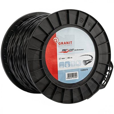Granit® fűkasza damil ∅ 2.7 mm - ֍ csavart spirál profil ⇔ 283 méter - prémium minőség*