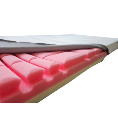 VitaRoll - Red 7 zónás + 2cm HR EcO hab, Kiegyenlítő Fedőmatrac Bamboo Exclusive huzattal