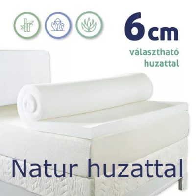 Ortho-Sleepy Memory topper fedőmatrac, Antiallergén huzattal, 6cm magas, 180x200cm