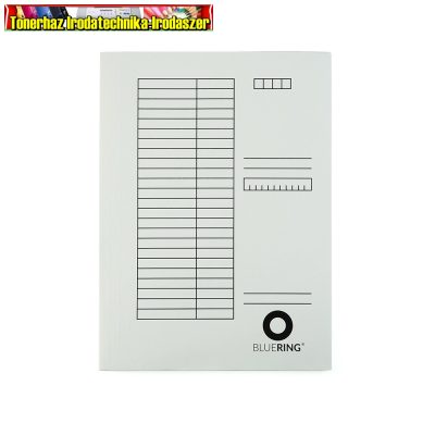 Hajtogatós dosszié,iratgyűjtő,fehér papír A/4 (pólyás dosszié) Bluering