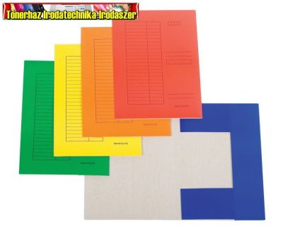 Színes papír iratgyűjtő A/4 (pólyás dosszié)