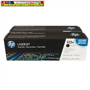 Eredeti Hp CB540AD DUPLAPACK toner black (Fekete festékkazetta Color Laserjet CP1215 / CP1515 / 1518 / CM1312 nyomtatókhoz) ( 2200 old.)