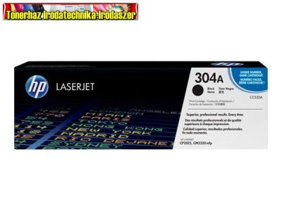 Eredeti Hp CC530A Black toner (Fekete festékkazetta Color Laserjet CM2320, CP2025 nyomtatókhoz (3500 old.) 304A