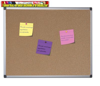 Parafatábla aluminium keretes 60x90cm 