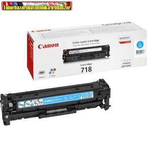 Canon CRG-718 eredeti toner cyan (CRG718,CRG 718) 2,9K