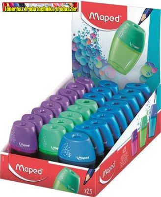 MAPED SHAKER egylyukú, tartályos hegyező 534753 vegyes színekben