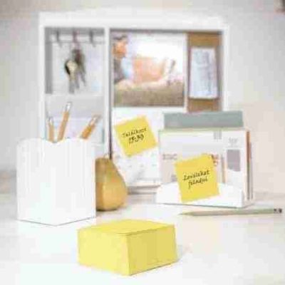 Post-it 76x76 öntapadós jegyzettömb kocka sárga 450lap/cs 636B