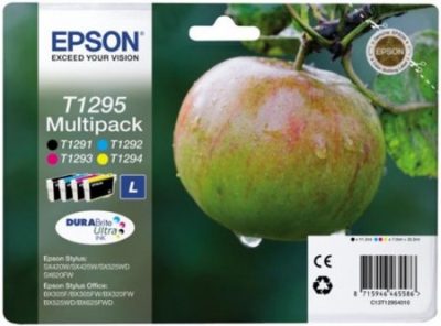 Epson T1295 eredeti multipack (Bk(T1291)+C(T1292)+M(T1293)+Y(T1294) )