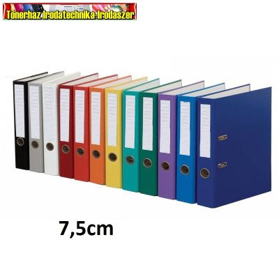 Iratrendező A/4 75mm gerinc különböző színekben