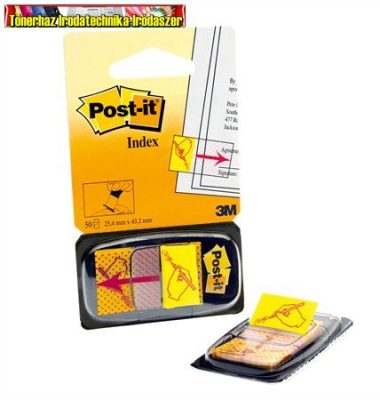 Post-it 680-31 "Aláírás" ikonos öntapadó jelölőcímke