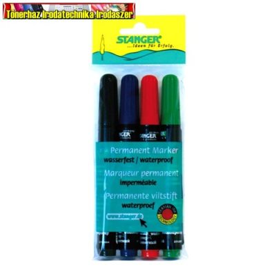 Marker Stanger M236 permanent vágott 4 db-os klt.