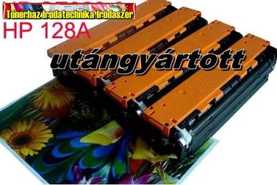Hp CE320A,CE321A,CE322A,CE323A utángyártott tonerek(128A) 