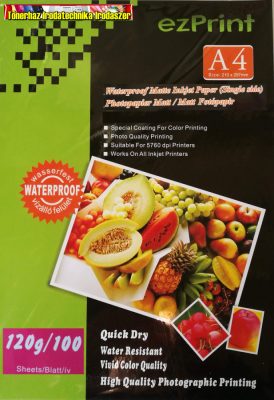 ezPrint Fotópapír A4 100lap 120gr matt (tintasugaras)
