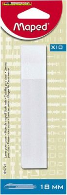 Maped Pótkés 18mm-es univerzális késhez, 10 db/bliszter (barkácskés / snitzer betét) (pótpenge)