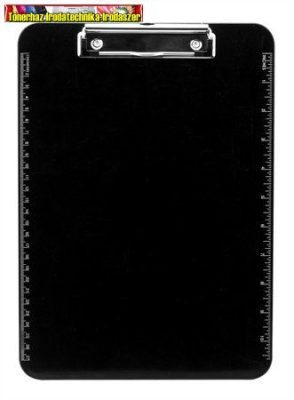 Felírótábla A/4 műanyag, fekete