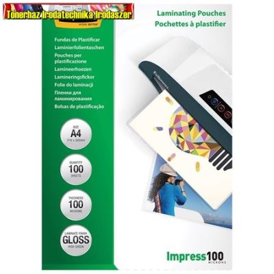 Fellowes lamináló fólia A/4 2X100 mic. 100 db/csom. fényes 5351111