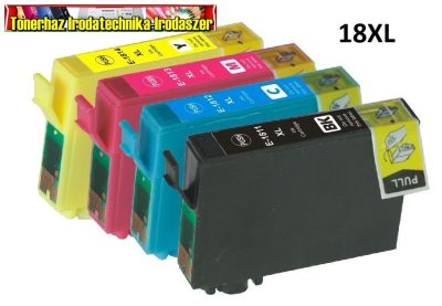 Epson 18XL T1811,T1812,T1813,T1814 utángyártott tintapatronok 