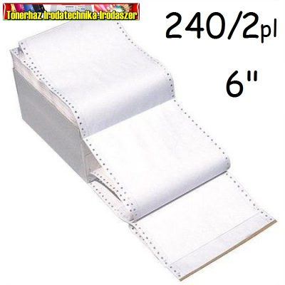 Leporelló 2-24 6" A/4 2 pld. 900ív (240/2,2/240) (feles)