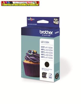 Brother LC123BK eredeti tintapatron 