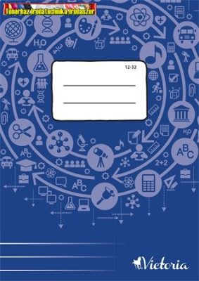 Füzet VICTORIA Circle kisalakú A/5 32 lapos 12-32 3.osztályos vonalas