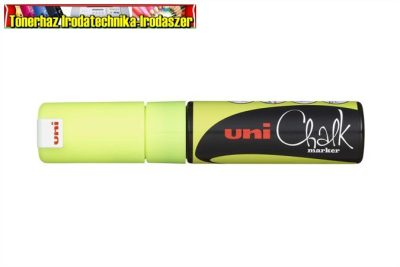 UNI PWE-8K Krétamarker, 8 mm, fluor sárga