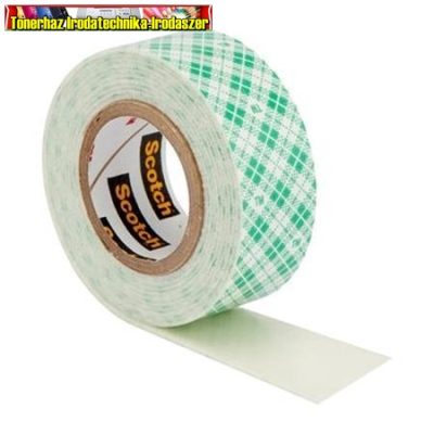 3M SCOTCH Ragasztószalag, kétoldalas, 19 mm x 1,5 m habosított Interior 1915-P