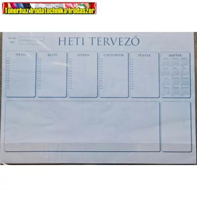 Könyökalátét, heti tervezővel (könyöklő)