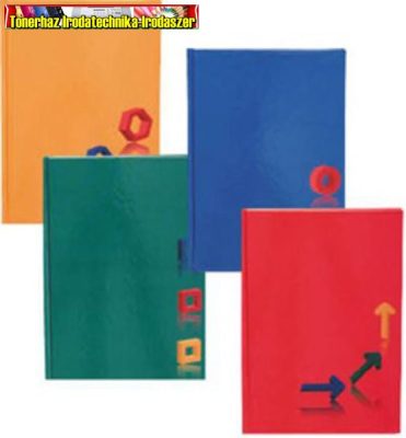 Beírókönyv A4 192l vonalas egyszínű lakozott kemény fedél 400027 (vastag füzet)