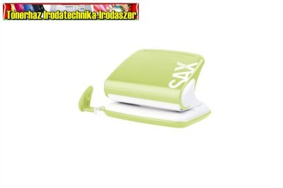 Lyukasztó, 2 lyukú, 20 lap, SAX Design, világoszöld