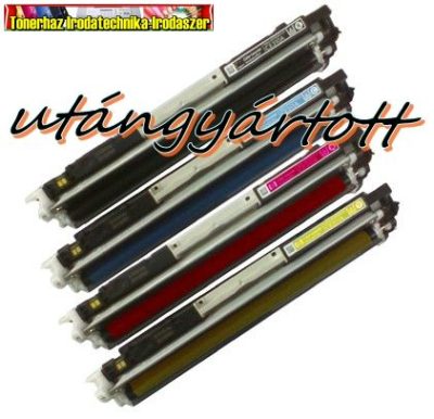 Hp CE310A,CE311A,CE312A,CE313A standard utángyártott tonerek(126A) M175