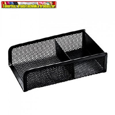 Kapocs és jegyzettartó 1 részes fekete fémhálós