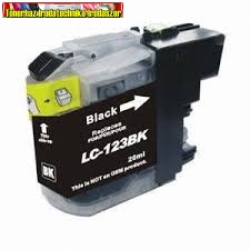 Brother LC123 BLACK standard utángyártott tintapatron 20ml