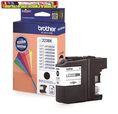 Brother LC223BK tintapatron EREDETI