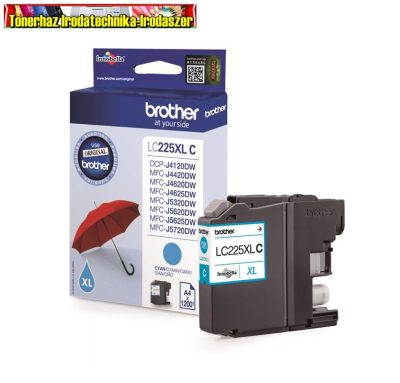 Brother LC225XL CYAN tintapatron EREDETI