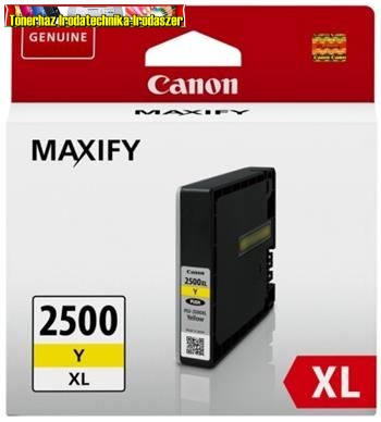 Canon PGI2500XL Patron YELLOW EREDETI (PGI-2500,PGI 2500)