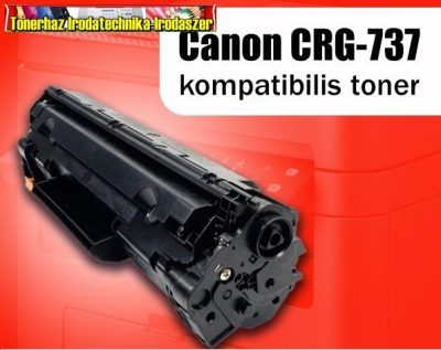 Canon CRG737 utángyártott nagy kapacítású Toner 2,2K (CRG-737;CRG 737) 