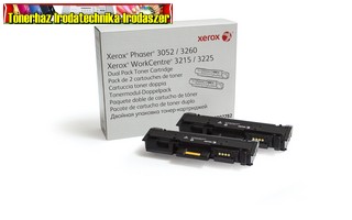 XEROX eredeti DUOPACK Phaser 3052,3260,Workcentre 3215,3225, 2DB/dob (2x3000old) 106r02782