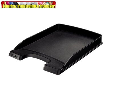 LEITZ Plus, Irattálca, műanyag, alacsony, fekete 52370095