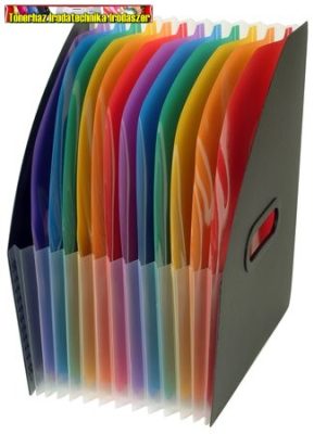 Iratpapucs, PP, 12 részes, VIQUEL, Rainbow Class, fekete (IV111187) (011167-05)