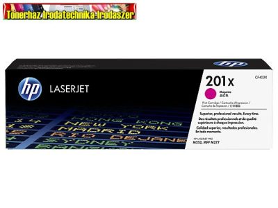 Hp Eredeti CF403X Magenta toner 2,3k 201X