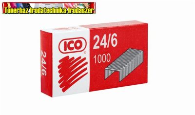 Tűzőkapocs, 24/6, ICO 1000db/dob