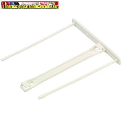 FELLOWES Lefűző klipp, műanyag,fehér, 100 mm