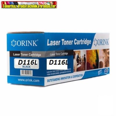 Samsung MLT-D116L ORINK NEW CHIP! UTÁNGYÁRTOTT Prémium Nagykapacitású Toner cartridge SL-M2625,SL-M2825ND,SL-M2825DW;SL-M2675F,SL-M2675FNSL-M2875FD nyomtatókhoz 3K