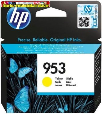 HP 953 yellow eredeti patron F6U14AE 0,7k
