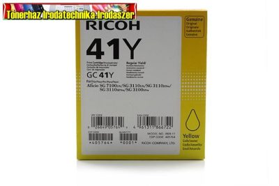 RICOH Type GC41C,405764 Gélpatron, yellow, 2,2K