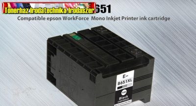 Epson T8651 XXL black utángyártott tintapatron 10K